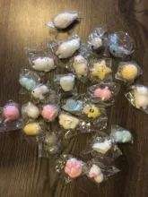 Satkago-juguetes para apretar suaves, 25 uds., Kawaii, juguete de dibujos de animales para niños y adultos, alivia la ansiedad y el estrés, decoración del hogar