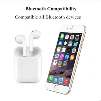 Easyacc i9s Earphone Wireless Bluetooth 4.2 Earphone Mini Earbuds With Mic Charging Box Sport Headset For Smart Phone Airpods 
Easyacc i9s Earphone Wireless Bluetooth 4.2 Earphone Mini Earbuds With Mic Charging Box Sport Headset For Smart Phone Airpods