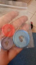 Anillo de plástico con forma de seta para oficina, suministros de almacenamiento, suministros de encuadernación, 35mm, 100 unidades
