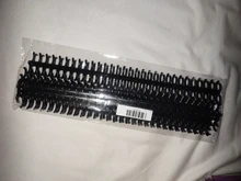 KW-trio-sujetadores de hojas sueltas de plástico, 30 agujeros, anillo de encuadernación, peines, 85 hojas de capacidad para Álbum de papel, cuaderno, bricolaje, 10 Uds.