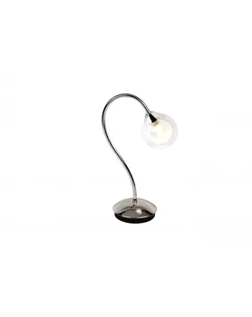 Table lamp. DESKTOP OR DESKTOP CHROME METAL AND CRYSTAL. CHROME COLOR. G9 light Ref. MT00120-1B CH
Table lamp. DESKTOP OR DESKTOP CHROME METAL AND CRYSTAL. CHROME COLOR. G9 light Ref. MT00120-1B CH