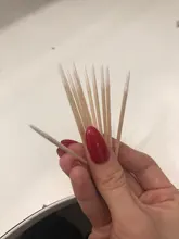 Hisopo de algodón ultrapequeño desechable, microcepillos sin pelusa, bastoncillos de algodón de madera, pegamento para extensión de pestañas, herramientas para quitar pestañas, 100 Uds.