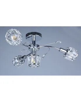 Ceiling lamp. PLAFON. LIGHT CEILING SPOTLIGHT. METAL AND CRYSTAL. CHROME COLOR AND CLEAR GLASS. LIGHT E14 Ref. 73317-3 + 1
Ceiling lamp. PLAFON. LIGHT CEILING SPOTLIGHT. METAL AND CRYSTAL. CHROME COLOR AND CLEAR GLASS. LIGHT E14 Ref. 73317-3 + 1