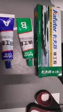 Pegamento de Metal de 65g Kafuter A + B, adhesivo para reparación, superpegamento, radiador automático de acero al hierro, tanque de agua, fugas especiales, pegamento de soldadura