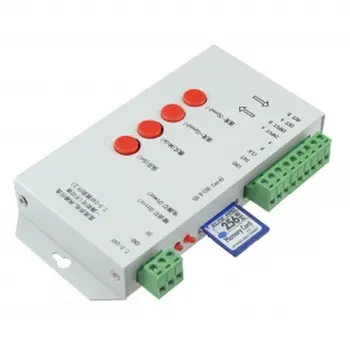 T-1000S programmable DMX512 led RGB driver with memory card WS2811 WS2801 LPD8806 LP
T-1000S programmable DMX512 led RGB driver with memory card WS2811 WS2801 LPD8806 LP