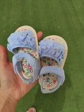 Sandalias de flores para bebé recién nacido, zapatos de cuna informales con volantes florales para primeros pasos de 0 a 18M, novedad de 2018