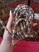 Cordón de algodón multicolor hecho a mano, tela redonda, 5 metros, 6mm, étnico, envoltura textil, cordones bordados para fabricación de pulseras DIY