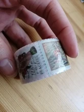 Mr Paper-Cinta adhesiva Retro para oficina de correos, 8 diseños, cinta adhesiva fácil de rasgar