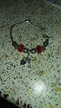 Pulsera con forma de llave de corona antigua para mujer, Original, abalorio de 6 colores, cuentas de cristal, pulsera y brazalete, regalos de joyería DIY