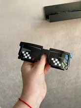 Clothing Sunglasses Mosaic Thug MLG Pixelated Retro UV400 Men's Brand 8-Bit