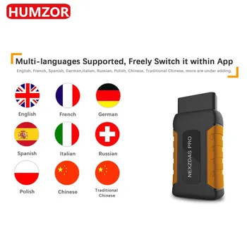 Humzor NexzDAS Pro Full-system Bluetooth Auto Diagnostic Tool OBD2 Scanner Car Code Reader with Special Functions
Humzor NexzDAS Pro Full-system Bluetooth Auto Diagnostic Tool OBD2 Scanner Car Code Reader with Special Functions