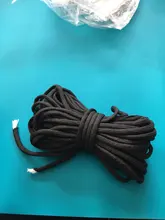 0,5/0,8/1,0/1,5/2,0/4mm 10 yardas DeepRed cuerda de paracaídas cuerda de escalada de cuerda de equipos de supervivencia Paracord pulsera