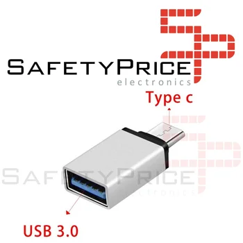 USB 3.0 female to type C adapter USB 3.1 male OTG Silver
USB 3.0 female to type C adapter USB 3.1 male OTG Silver