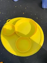 Platos tipo tazón alimentación de bebé, plato de silicona integrado para niños, platos de Silicagel para bebés