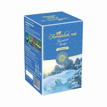 Tea Altai tea "winter evening", herbal, 20 bags
Tea Altai tea "winter evening", herbal, 20 bags