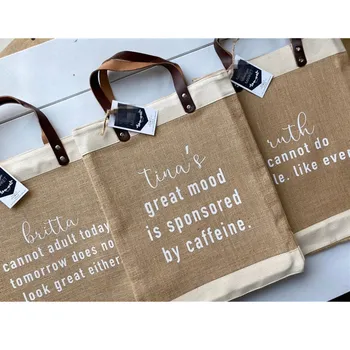 Personalised Jute Bag Grocery Bags beach handbag Market Tote Women Shopping bag Farmhouse Bags Burlap Bag unique birthday gift
Personalised Jute Bag Grocery Bags beach handbag Market Tote Women Shopping bag Farmhouse Bags Burlap Bag unique birthday gift