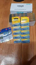 Batería eléctrica luminosa para pesca, accesorios de herramientas de pesca con Pin de litio, CR311, CR316, CR322, CR425, CR435, 100 unids/lote