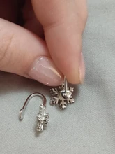 Pendientes de Clip de copos de nieve de estilo coreano para mujer, pendientes sin Piercing de cristal, joyería de moda 2020, pendiente sin orificio de oreja