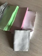 10-50 Uds polaco paño de pulido de plata Color paños de limpieza para pulir limpieza suave limpia paño de limpieza de plata de joyas de oro de herramienta