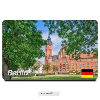 Souvenir. Vinyl magnet "Berlin", Germany, (dimensions: 54x86mm). Free shipping. 
Souvenir. Vinyl magnet "Berlin", Germany, (dimensions: 54x86mm). Free shipping.