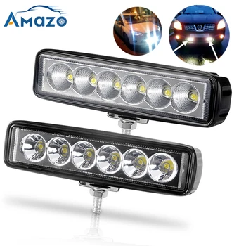 18w DRL LED Work Light 10-30V 4WD 12v for Off Road Truck Bus Boat Fog Light Car Light Assembly ATV Daytime Running Light 
18w DRL LED Work Light 10-30V 4WD 12v for Off Road Truck Bus Boat Fog Light Car Light Assembly ATV Daytime Running Light