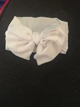 Headbands Hair-Accessories Bows-Knotted Nylon Elastic Newborn Girls Solid-Color Soft