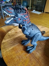 Dinosaurio eléctrico Tiranosaurio Rex para niños, juguete para caminar, luz, sonido, juguetes de modelo Animal