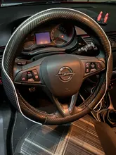 D forma O forma protector para volante de coche antideslizante de cuero de la PU para el POLO GOLF 7 Scirocco Suzuki Swift Nissan Rogue de alta calidad