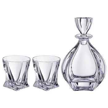 Set for whiskey "lagoon" 3PR.: shtof + 2 cups 700/300 ml height = 24/10 cm
Set for whiskey "lagoon" 3PR.: shtof + 2 cups 700/300 ml height = 24/10 cm