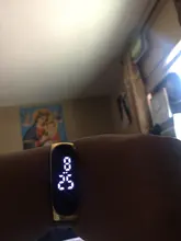 Relojes magnéticos digitales LED para mujer, pulsera de oro rosa, reloj de pulsera de cuarzo, femenino