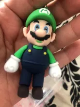 LLavero de dibujos animados de personajes de Super Mary, llavero de muñeca de modelado de animación, joyería portátil exquisita, colgante, venta al por mayor