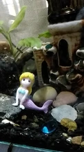 Accesorios de decoración de Acuario, accesorios para mascotas, pecera, adorno bonito de sirenita, pecera, escritorio, 1 Uds.