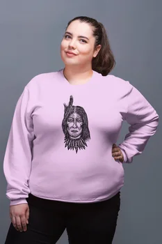 Angemiel Wear Indian Skull And Crossbones Pink Women Sweatshirts
Angemiel Wear Indian Skull And Crossbones Pink Women Sweatshirts