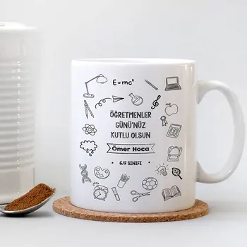 Personalized White Mug Cup (Teachers Day Temalı-6)
Personalized White Mug Cup (Teachers Day Temalı-6)
