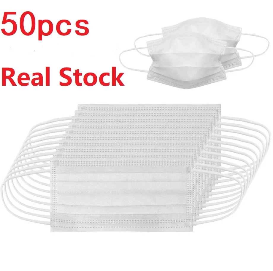 50PCS Disposable Mask Fast Shipping White 3-Layer Mouth Face Masks Face Mask Non-Woven Blue Masks Anti-Dust Face masker sensi
50PCS Disposable Mask Fast Shipping White 3-Layer Mouth Face Masks Face Mask Non-Woven Blue Masks Anti-Dust Face masker sensi