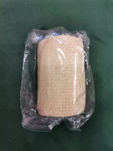 Vendaje elástico autoadhesivo para primeros auxilios, cinta de gasa para tratamiento de atención médica, cinta muscular de emergencia, herramienta de primeros auxilios, 7,5 cm