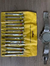 Herramienta de reparación de apertura multifuncional, destornillador de precisión, reloj, gafas, hoja plana, 0,6mm-2,0mm, 13 Uds., nuevo