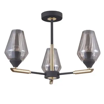 Ceiling interior chandelier Amey in modern style, 60 W, e27, for 3 lamps
Ceiling interior chandelier Amey in modern style, 60 W, e27, for 3 lamps