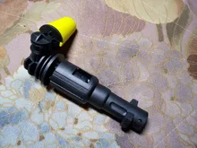 Boquilla Turbo giratoria para limpieza de alta presión, puntas de boquilla de pulverización para pistolas de gatillo Karcher, 360 °, Gimbaled