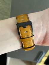 Correa para Apple watch de 44mm, 40mm, iWatch de 42mm y 38mm, correa Retro de cuero de vaca para iwatch series 6 5 4 3 2 SE