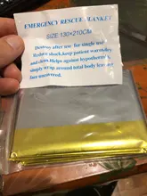 Kit de primeros auxilios de hipotermia para campamento, mantener el calor caliente, mylar lifesave, bushcraft, térmico, seco, manta emergente, supervivencia