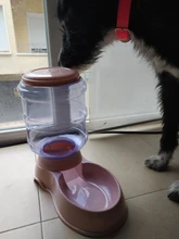 Bebederos de Alimentación de Mascotas de plástico de 3,8l Alimentador automático para gatos y perros, cuenco de agua para mascotas