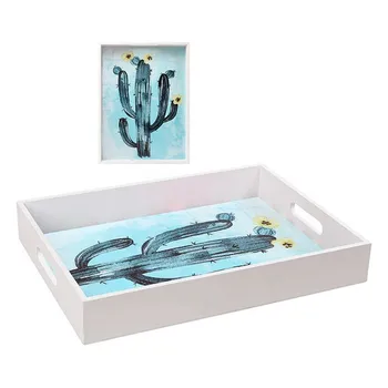 Tray Cactus White 113953 
Tray Cactus White 113953