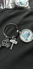 Llavero bonito de Camper Wagon, llavero de Camping I Love, Signpost de remolque, regalo de recuerdo de viaje de vacaciones, nuevo