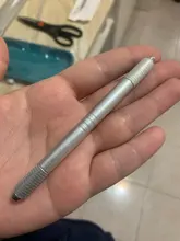 Pluma de Microblading de doble cabeza, máquina de tatuaje Manual, cuchilla de aguja, maquillaje permanente, bordado de cejas, labios, Tebori, Munsu, nueva