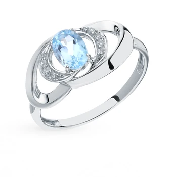 Silver ring with Topaz and cubic zirconia sunlight sample 925
Silver ring with Topaz and cubic zirconia sunlight sample 925