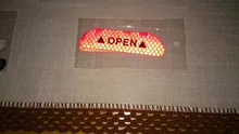 4 unids/set Puerta de coche pegatinas Universal de la seguridad advertencia Mark abierto alta reflectante cinta de la bici de la motocicleta pegatina para casco