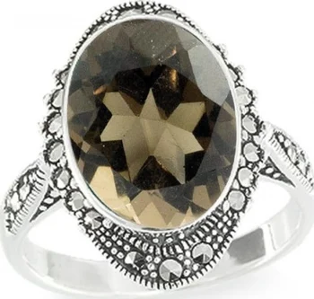 Yuk marcasite ring with marcasites and silver
Yuk marcasite ring with marcasites and silver