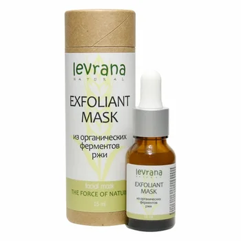 Levrana mask-exfoliant of organic rye enzymes
Levrana mask-exfoliant of organic rye enzymes