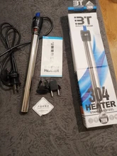 Reptiles y anfibios automáticos ajustables de acero inoxidable, calentador de temperatura para acuario, Tanque De Agua de peces, Reptiles y Amp